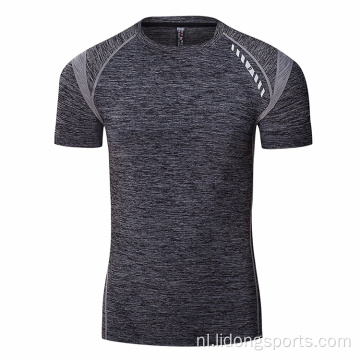 Fitness heren sportschool sport harddroogd shirt